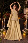 Kanjivaram By Aurraa Premium Silk Beads Work Indo Western 